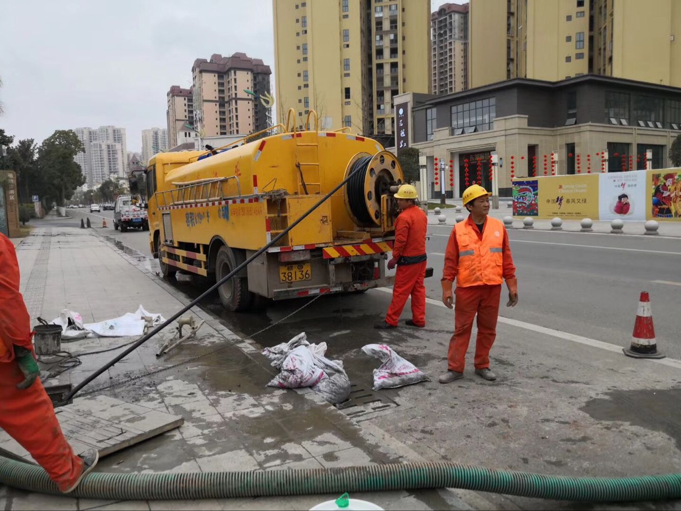 綦江排污管道清淤-管道清洗